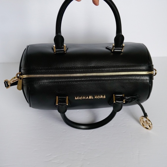 Michael Kors Bedford L Duffle Leather Satchel Bag - Picture 6 of 8